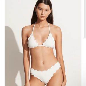 white MARYSIA bikini top